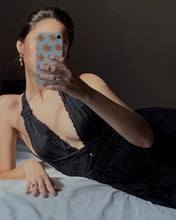 Load image into Gallery viewer, Pléyade Black Cotton Gown