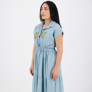 Cordelia Embroidered Dress